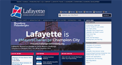 Desktop Screenshot of lafayettela.gov